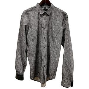 Eight X Premium Exclusively for Buckle Button Down Manly Floral Slim Fit XL